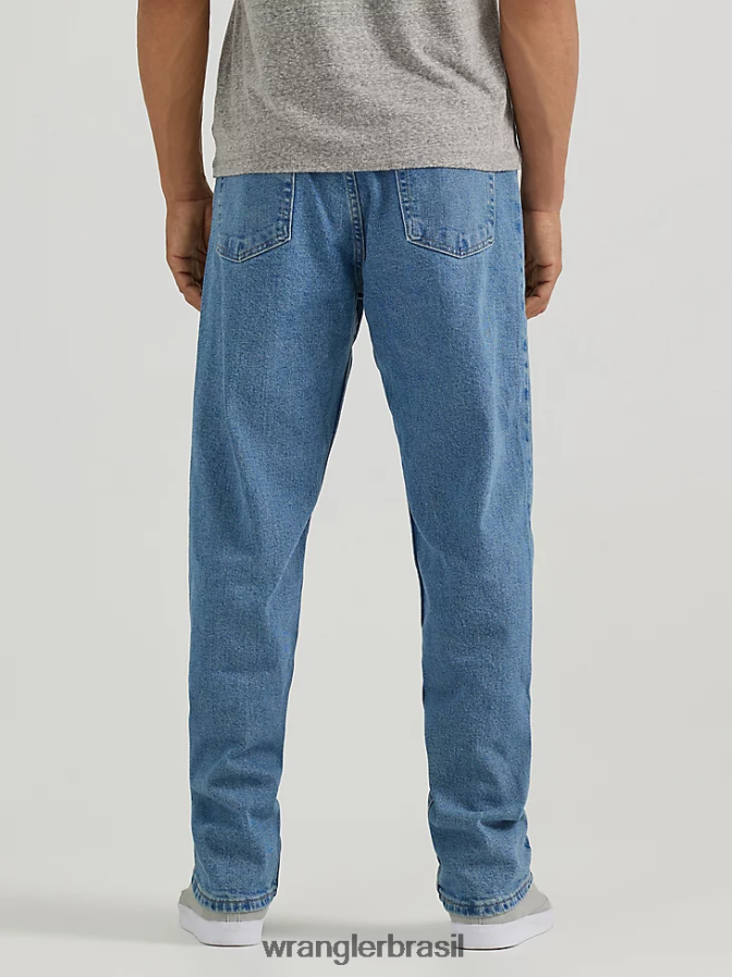 Wrangler jeans premium cinco estrelas flex para conforto e ajuste relaxado tonalidade branqueada (97fxvbt) homens roupas 00LN6N85