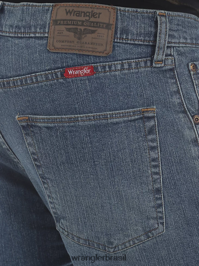 Wrangler jeans premium cinco estrelas flex para conforto e ajuste reto lápide (95fxvts) homens roupas 00LN6N193