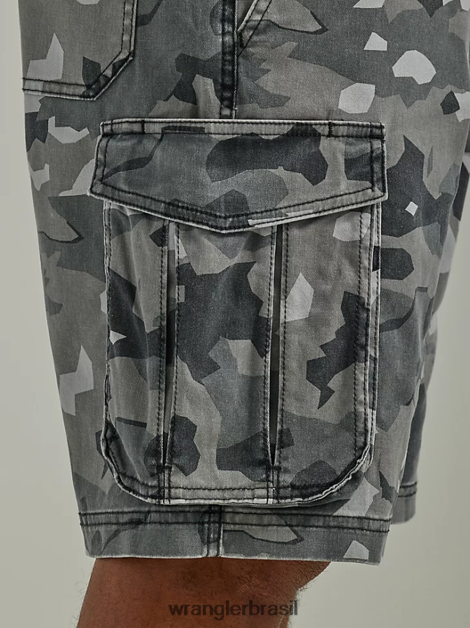 Wrangler livre para esticar carga com cordão curto monumento camuflado (112336239) homens roupas 00LN6N554