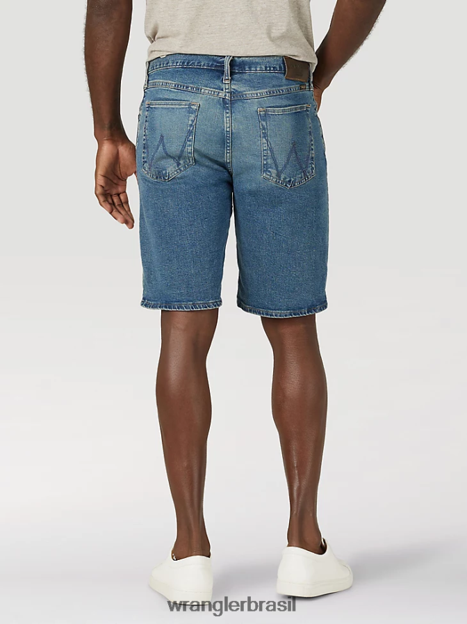 Wrangler livre para esticar short jeans tonalidade média (112317150) homens roupas 00LN6N578