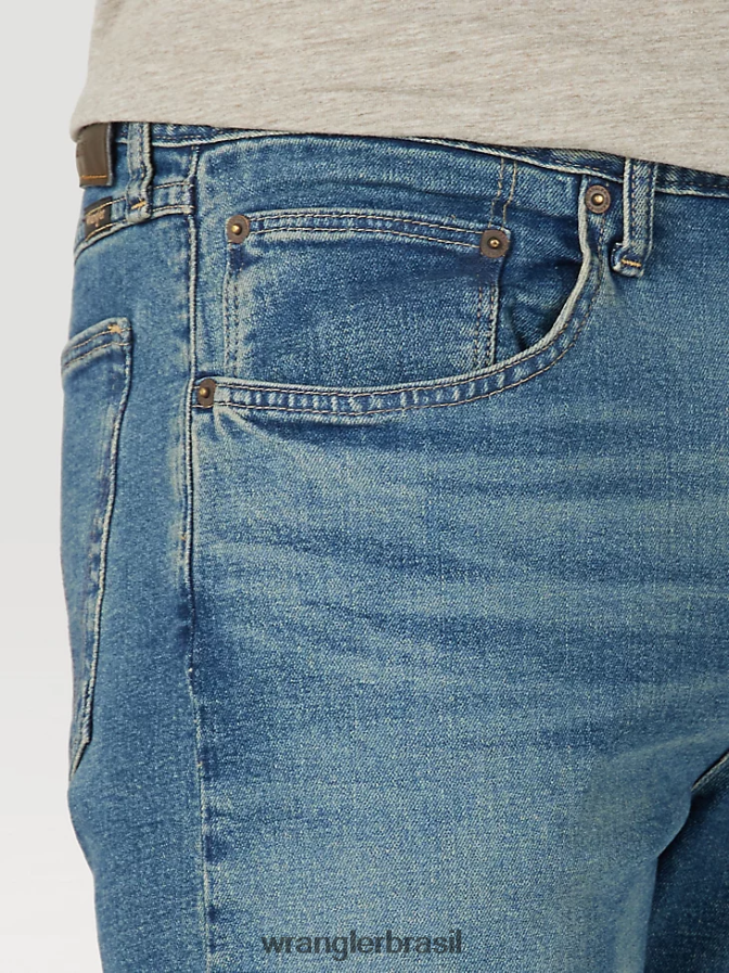 Wrangler livre para esticar short jeans tonalidade média (112317150) homens roupas 00LN6N578