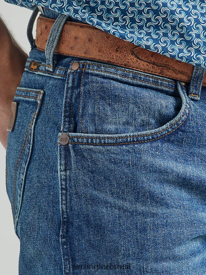 Wrangler o jeans retro premium slim straight Galloway (112325797) homens roupas 00LN6N75