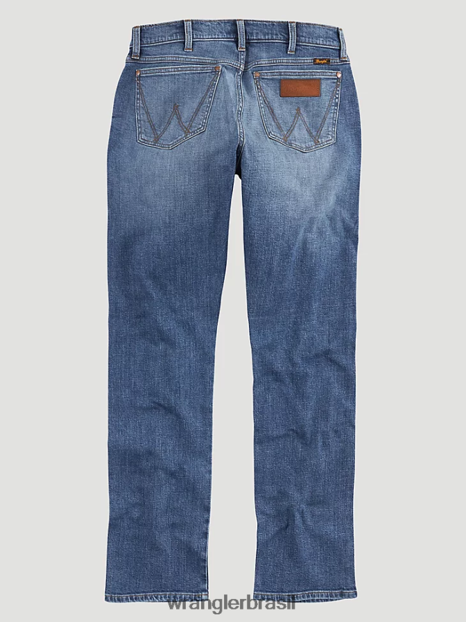 Wrangler o jeans retro premium slim straight ansley (112317563) homens roupas 00LN6N73