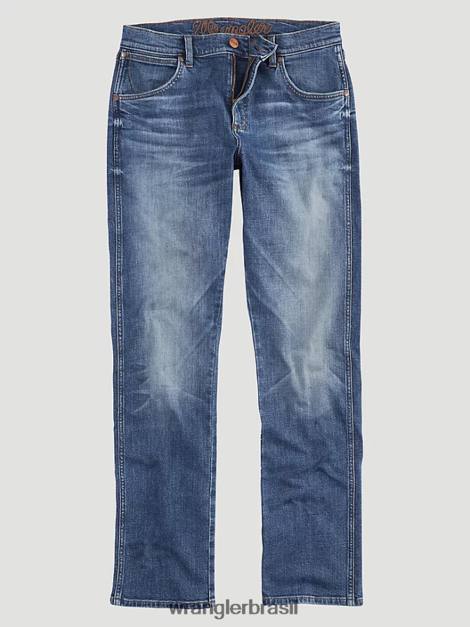 Wrangler o jeans retro premium slim straight ansley (112317563) homens roupas 00LN6N73
