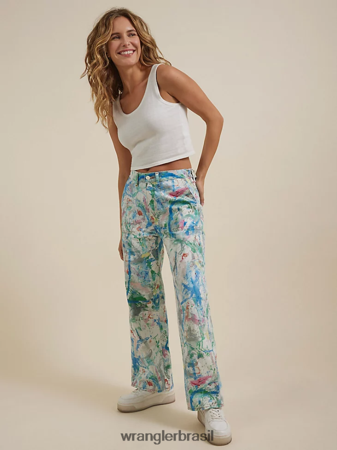 Wrangler retrabalhado curto pedra leve (wbrwsls) mulheres roupas 00LN6N822