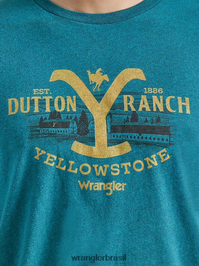 Wrangler riggs roupa de trabalho manga curta henley urze freixo (3w760ah) homens roupas 00LN6N271