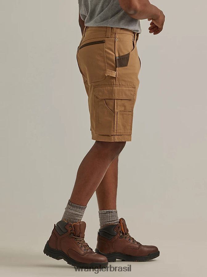 Wrangler roupa de trabalho ranger cargo curta couro cru (112337579) homens roupas 00LN6N601