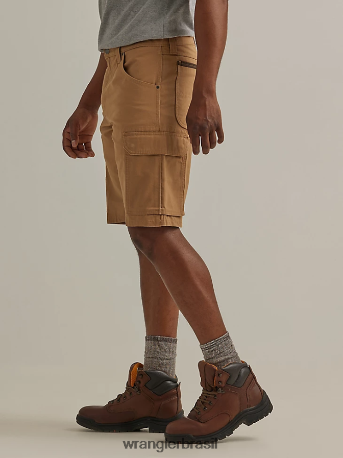 Wrangler roupa de trabalho ranger cargo curta couro cru (112337579) homens roupas 00LN6N601