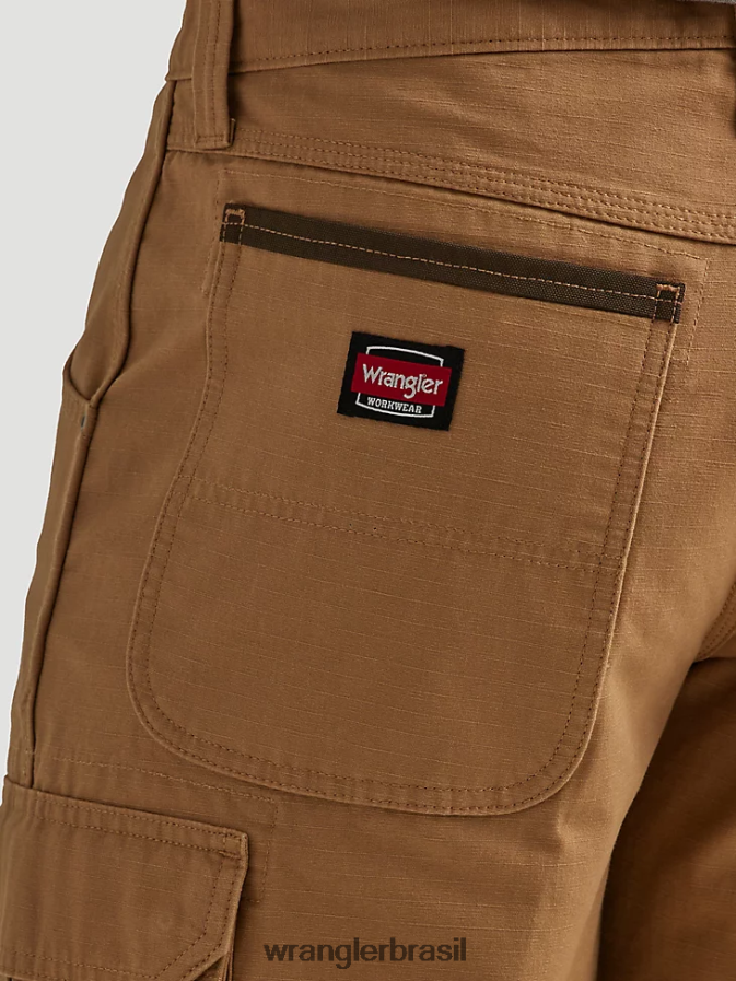 Wrangler roupa de trabalho ranger cargo curta couro cru (112337579) homens roupas 00LN6N601