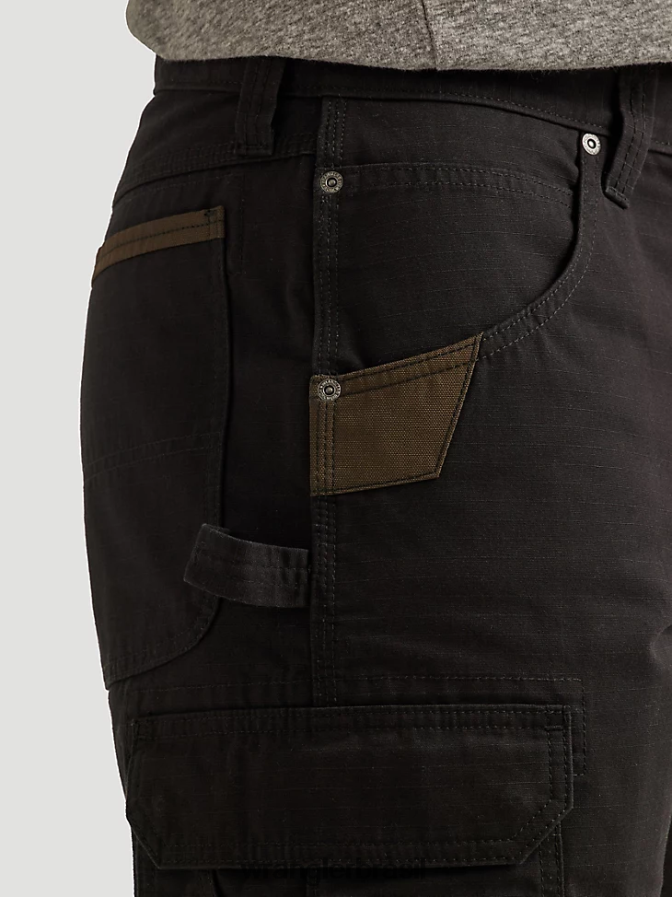Wrangler roupa de trabalho ranger cargo curta preto (112337765) homens roupas 00LN6N599