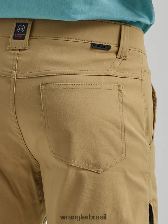 Wrangler short cargo assimétrico atg olmo (112333878) homens roupas 00LN6N541