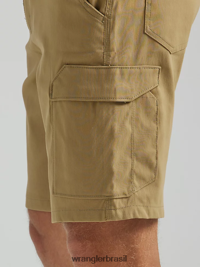 Wrangler short cargo assimétrico atg olmo (112333878) homens roupas 00LN6N638