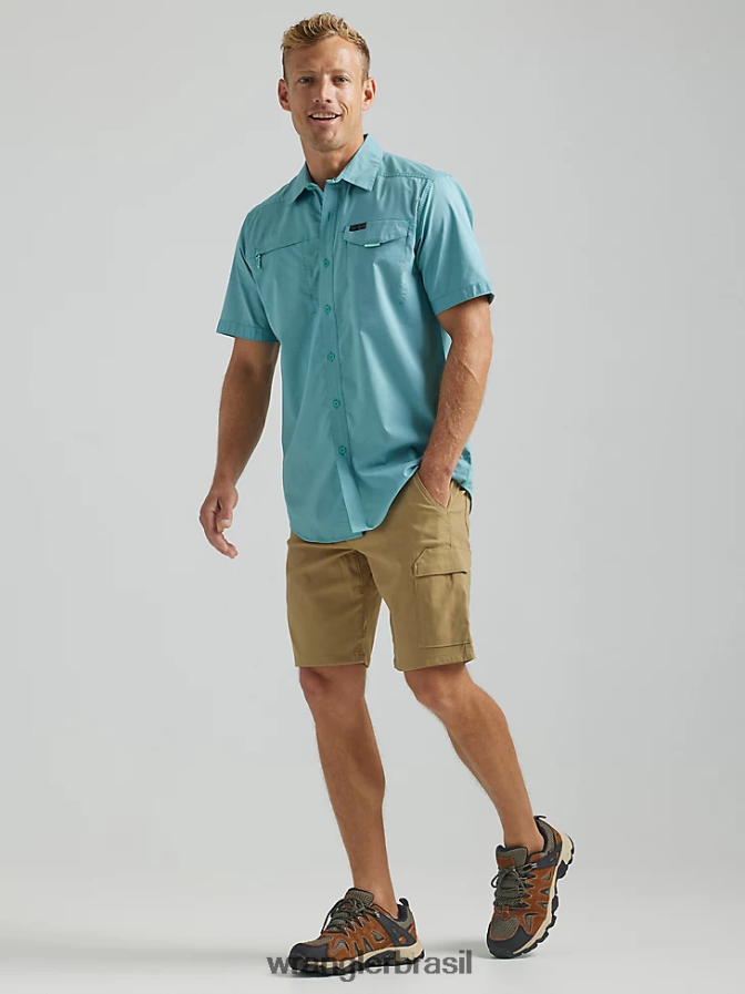 Wrangler short cargo assimétrico atg olmo (112333878) homens roupas 00LN6N638