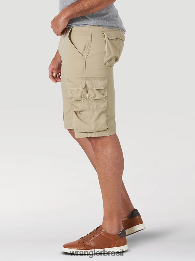 Wrangler short cargo autêntico camelo (10zm6bsca) homens roupas 00LN6N577