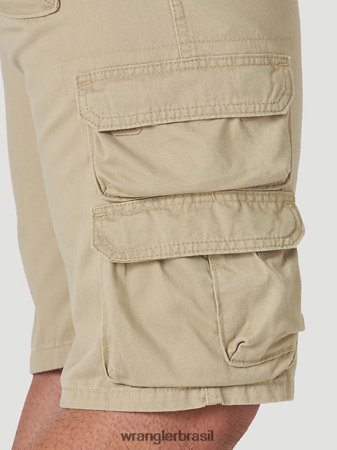 Wrangler short cargo autêntico camelo (10zm6bsca) homens roupas 00LN6N577