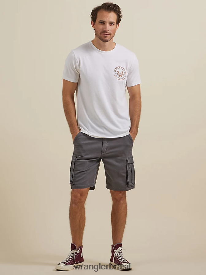 Wrangler short cargo cargo cintura confortável authentics artemísia (10zm980sb) homens roupas 00LN6N564