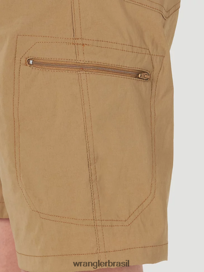 Wrangler short cargo cargo cintura confortável authentics bronze (10zm980bz) homens roupas 00LN6N566