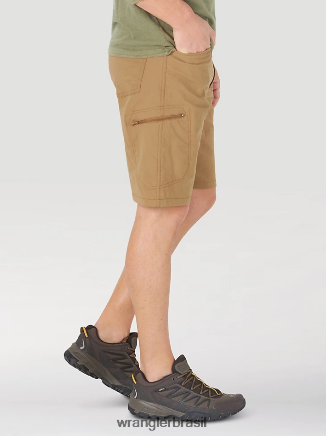 Wrangler short cargo cargo cintura confortável authentics bronze (10zm980bz) homens roupas 00LN6N566