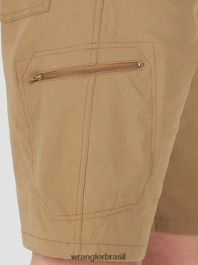Wrangler short cargo cargo cintura confortável authentics bronze (10zm980bz) homens roupas 00LN6N566