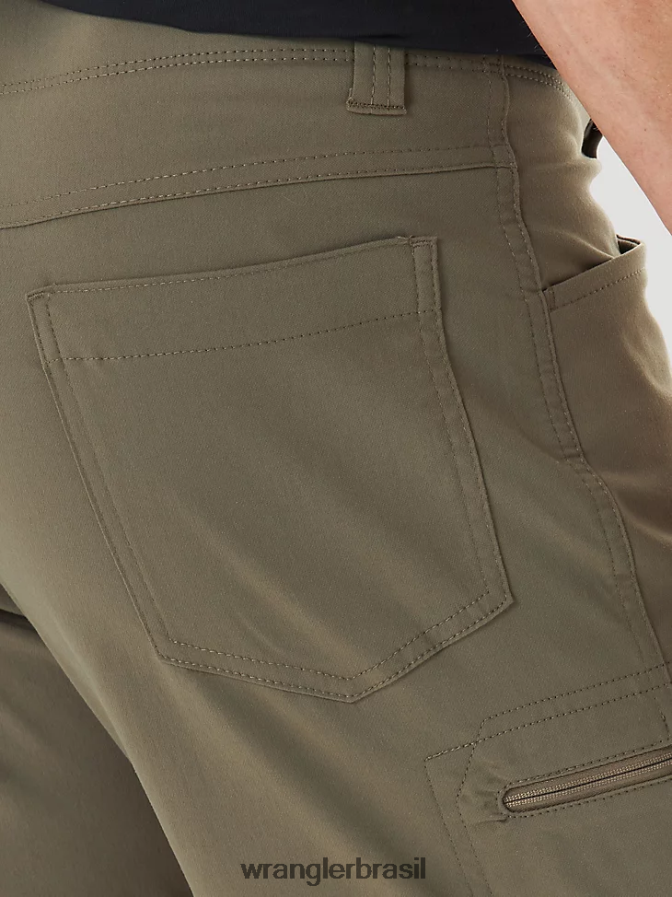 Wrangler short cargo cargo cintura confortável authentics morel (10zm980mr) homens roupas 00LN6N569
