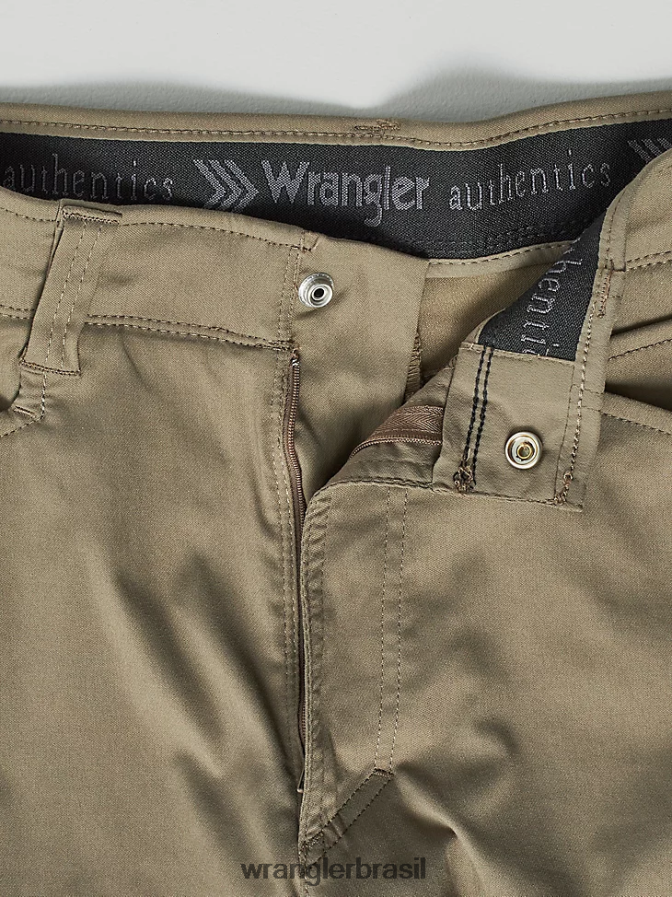 Wrangler short cargo cargo cintura confortável authentics morel (10zm980mr) homens roupas 00LN6N569