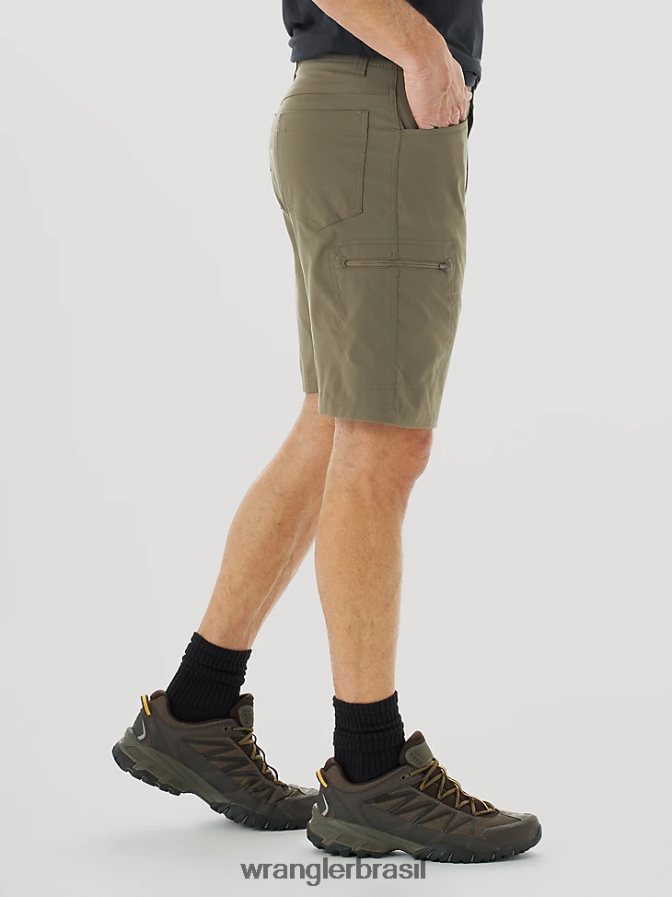 Wrangler short cargo cargo cintura confortável authentics morel (10zm980mr) homens roupas 00LN6N569