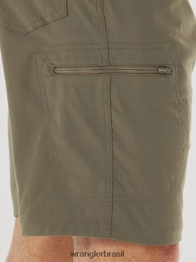 Wrangler short cargo cargo cintura confortável authentics morel (10zm980mr) homens roupas 00LN6N569
