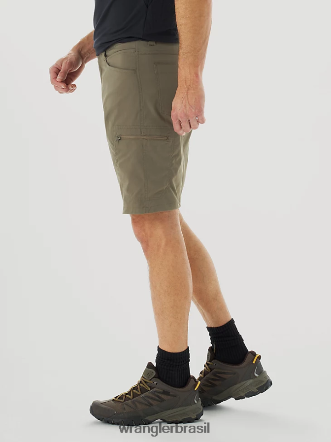 Wrangler short cargo cargo cintura confortável authentics morel (10zm980mr) homens roupas 00LN6N569