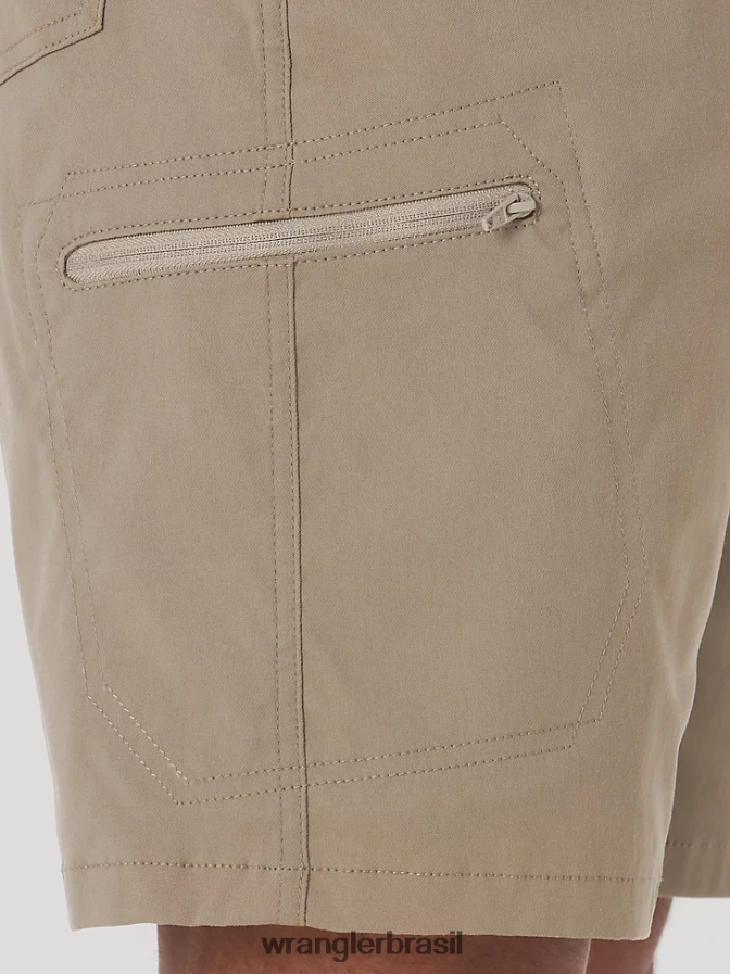 Wrangler short cargo cargo cintura confortável authentics pedra caída (10zm980fk) homens roupas 00LN6N565