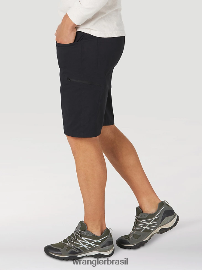 Wrangler short cargo cargo cintura confortável authentics preto (10zm980bl) homens roupas 00LN6N571