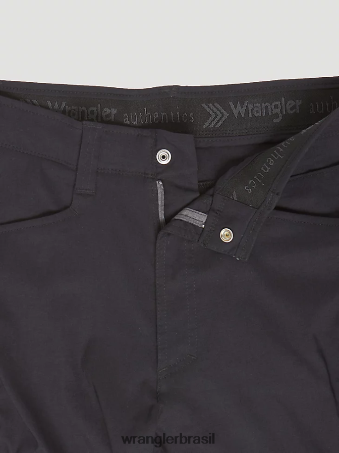Wrangler short cargo cargo cintura confortável authentics preto (10zm980bl) homens roupas 00LN6N571