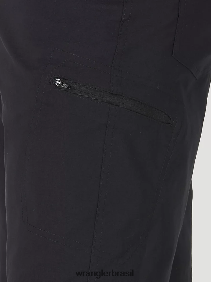 Wrangler short cargo cargo cintura confortável authentics preto (10zm980bl) homens roupas 00LN6N571