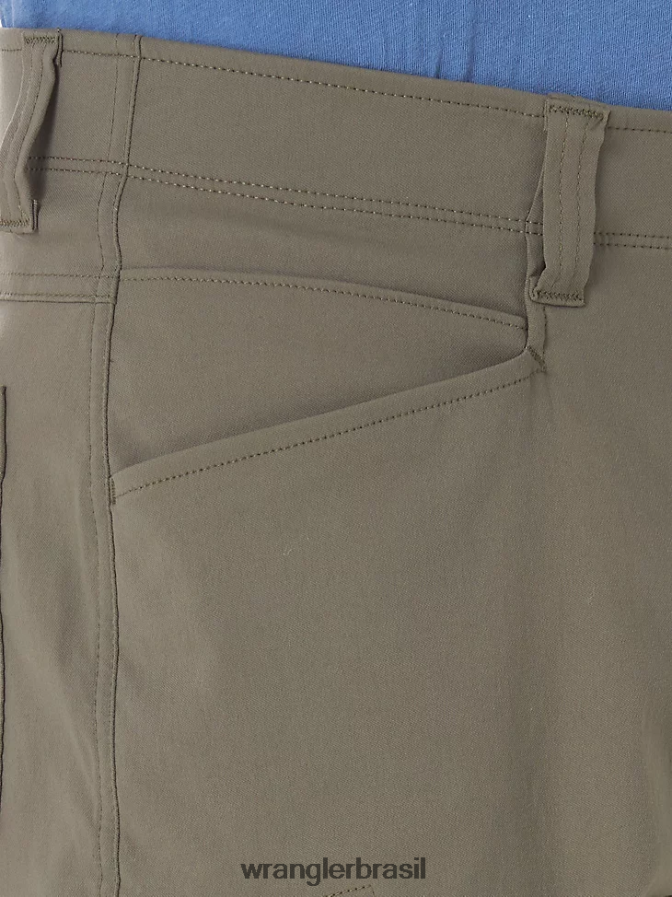 Wrangler short cargo cargo cintura confortável authentics verde terra (10zm980eg) homens roupas 00LN6N568
