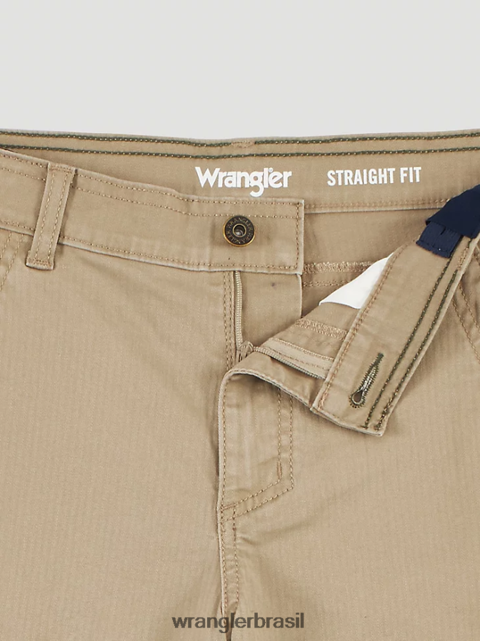 Wrangler short cargo flex confortável cáqui (4rmhwkh) Rapazes roupas 00LN6N995