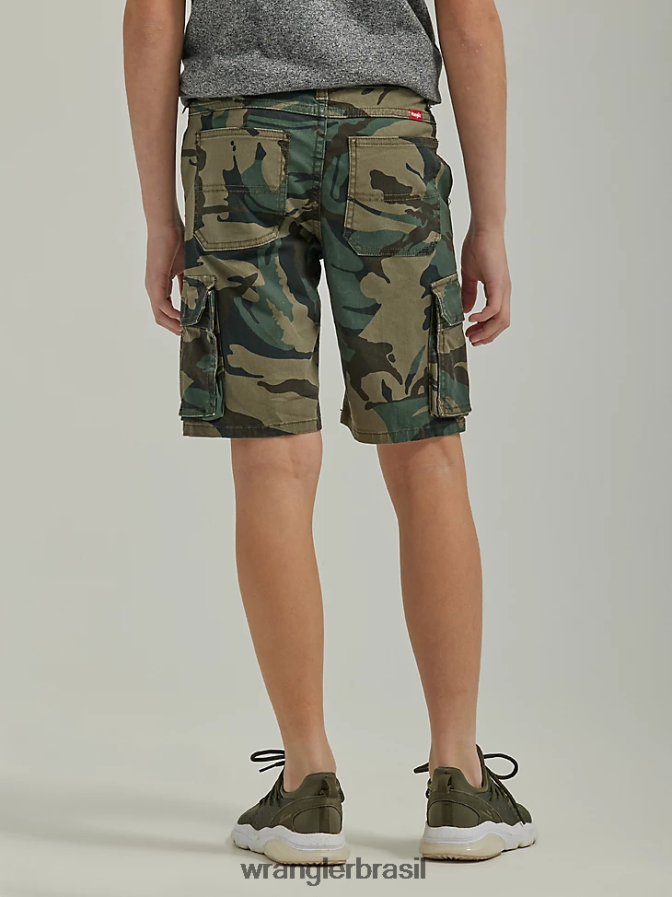 Wrangler short cargo gamer (husky) camuflagem noturna da floresta da selva (112335582) Rapazes roupas 00LN6N987