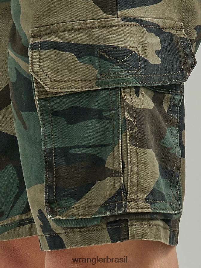 Wrangler short cargo gamer (husky) camuflagem noturna da floresta da selva (112335582) Rapazes roupas 00LN6N987