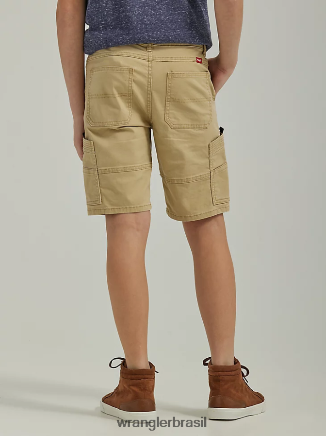 Wrangler short cargo gamer (husky) caramelo (112334590) Rapazes roupas 00LN6N1010