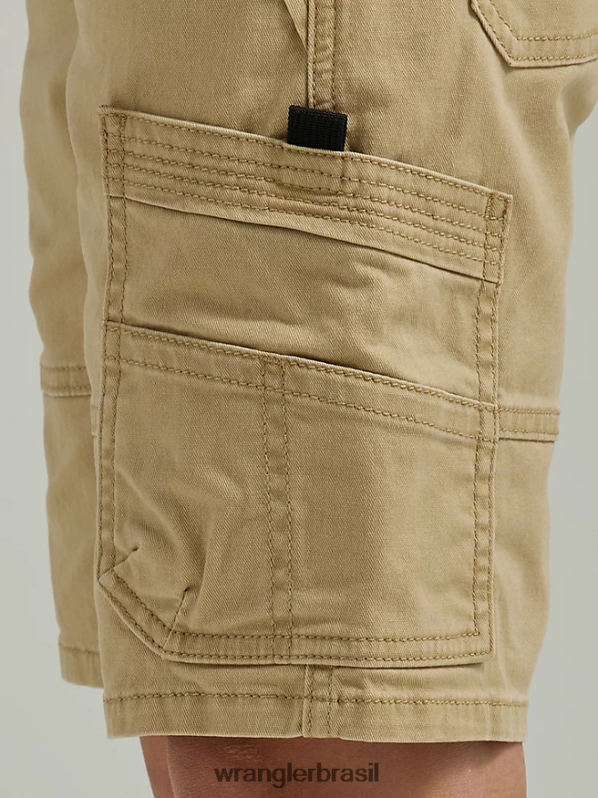 Wrangler short cargo gamer (husky) caramelo (112334591) Rapazes roupas 00LN6N988