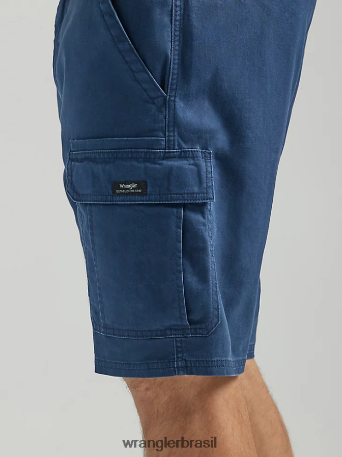 Wrangler short cargo premium cinco estrelas almirante azul (112336283) homens roupas 00LN6N517