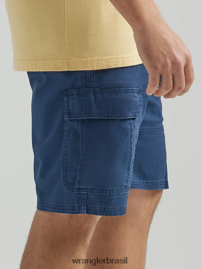 Wrangler short cargo premium cinco estrelas almirante azul (112336283) homens roupas 00LN6N517
