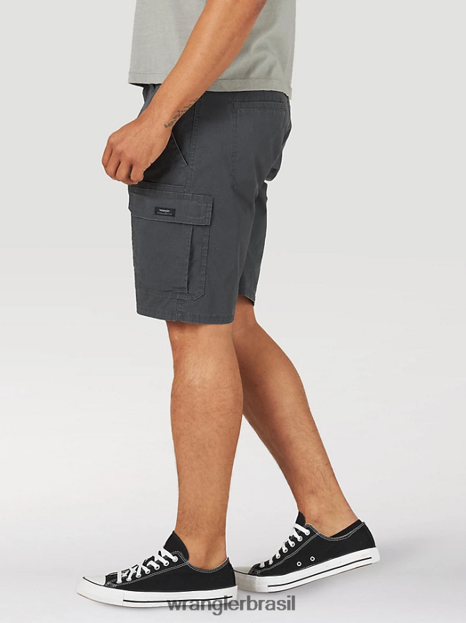 Wrangler short cargo premium cinco estrelas antracite (112314952) homens roupas 00LN6N515