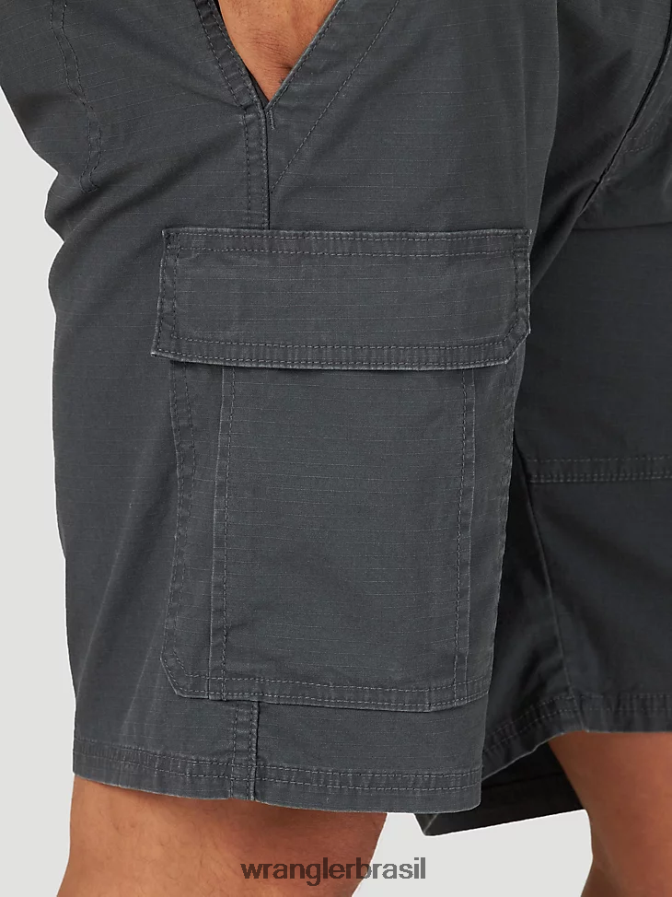 Wrangler short cargo premium cinco estrelas antracite (112314952) homens roupas 00LN6N515