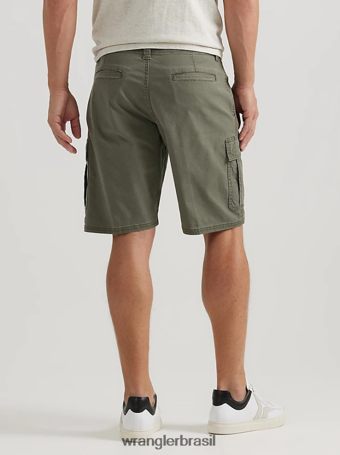 Wrangler short cargo premium cinco estrelas azeitona (112336221) homens roupas 00LN6N521