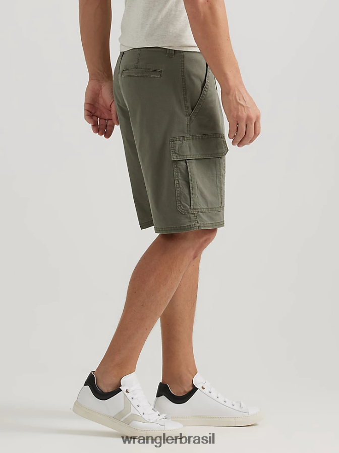 Wrangler short cargo premium cinco estrelas azeitona (112336221) homens roupas 00LN6N521