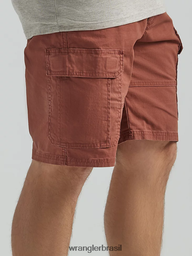 Wrangler short cargo premium cinco estrelas canela (112336288) homens roupas 00LN6N516