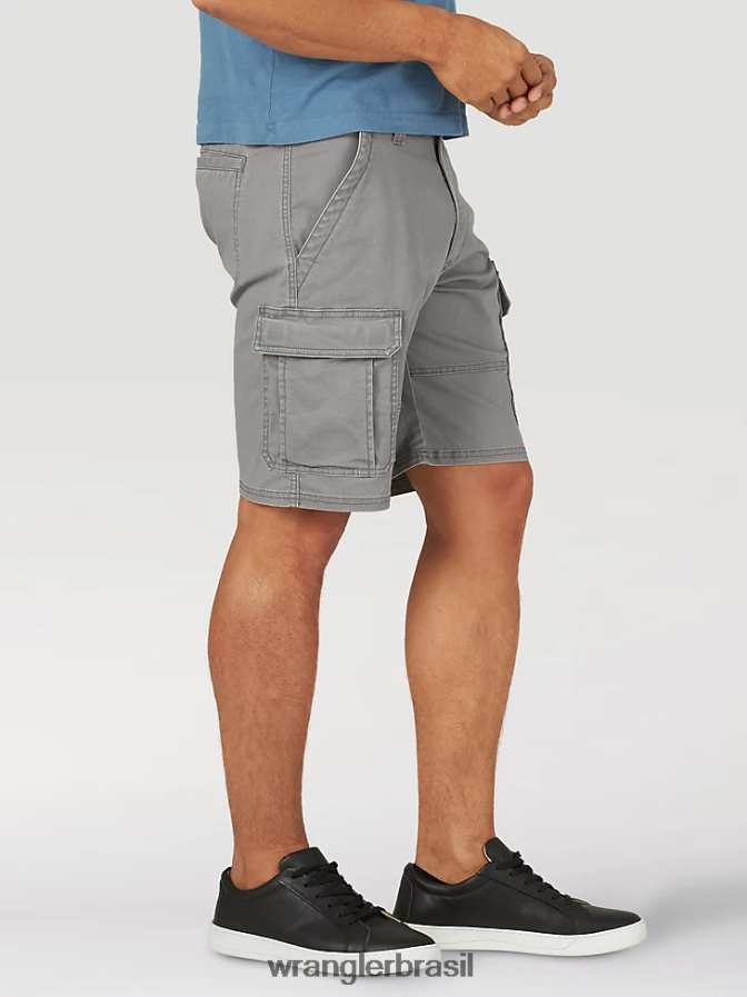 Wrangler short cargo premium cinco estrelas metal de canhão (112314950) homens roupas 00LN6N513