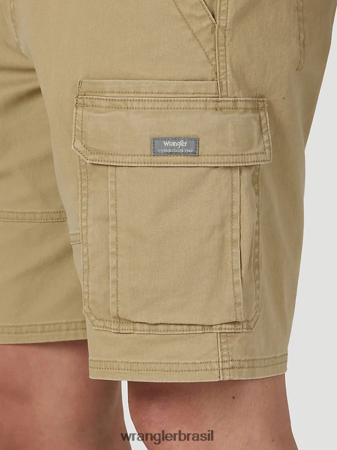 Wrangler short cargo premium cinco estrelas olmo (112314921) homens roupas 00LN6N511