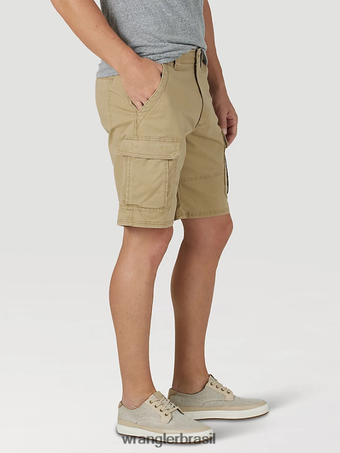Wrangler short cargo premium cinco estrelas olmo (112314921) homens roupas 00LN6N511