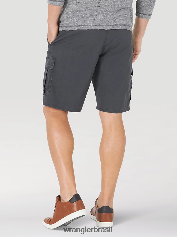 Wrangler short cargo stretch autêntico antracite (10zm6acah) homens roupas 00LN6N559