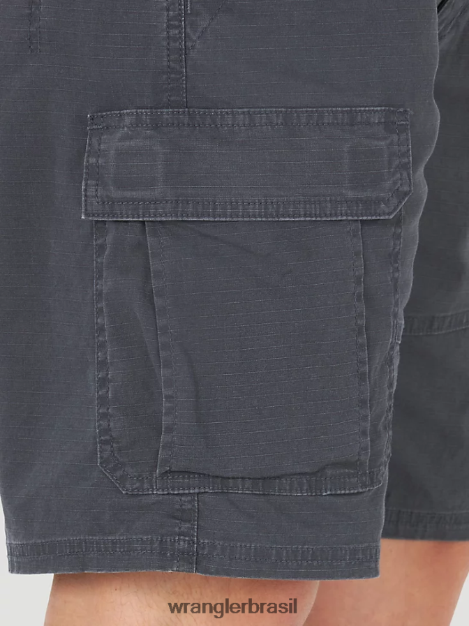 Wrangler short cargo stretch autêntico antracite (10zm6acah) homens roupas 00LN6N559